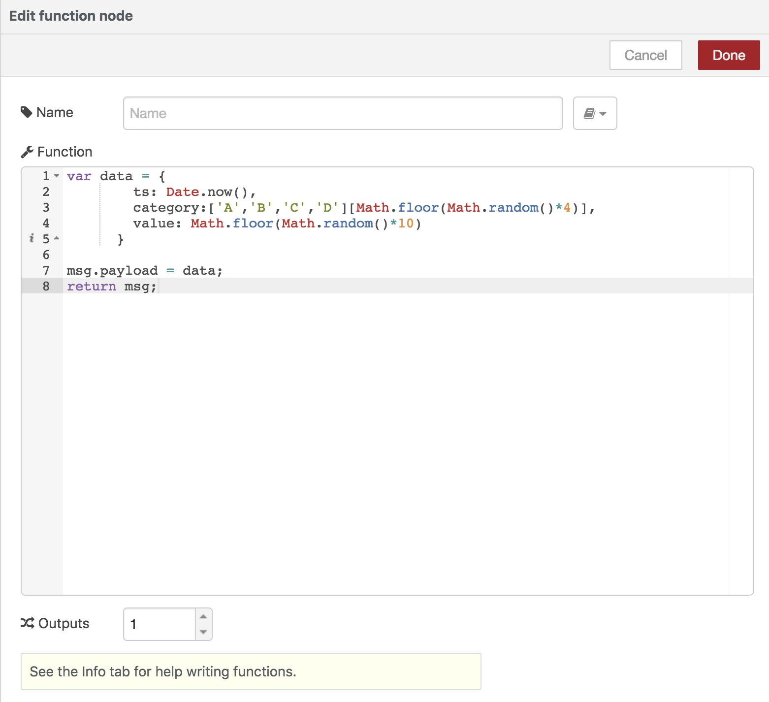 CreateFlow-functionNode