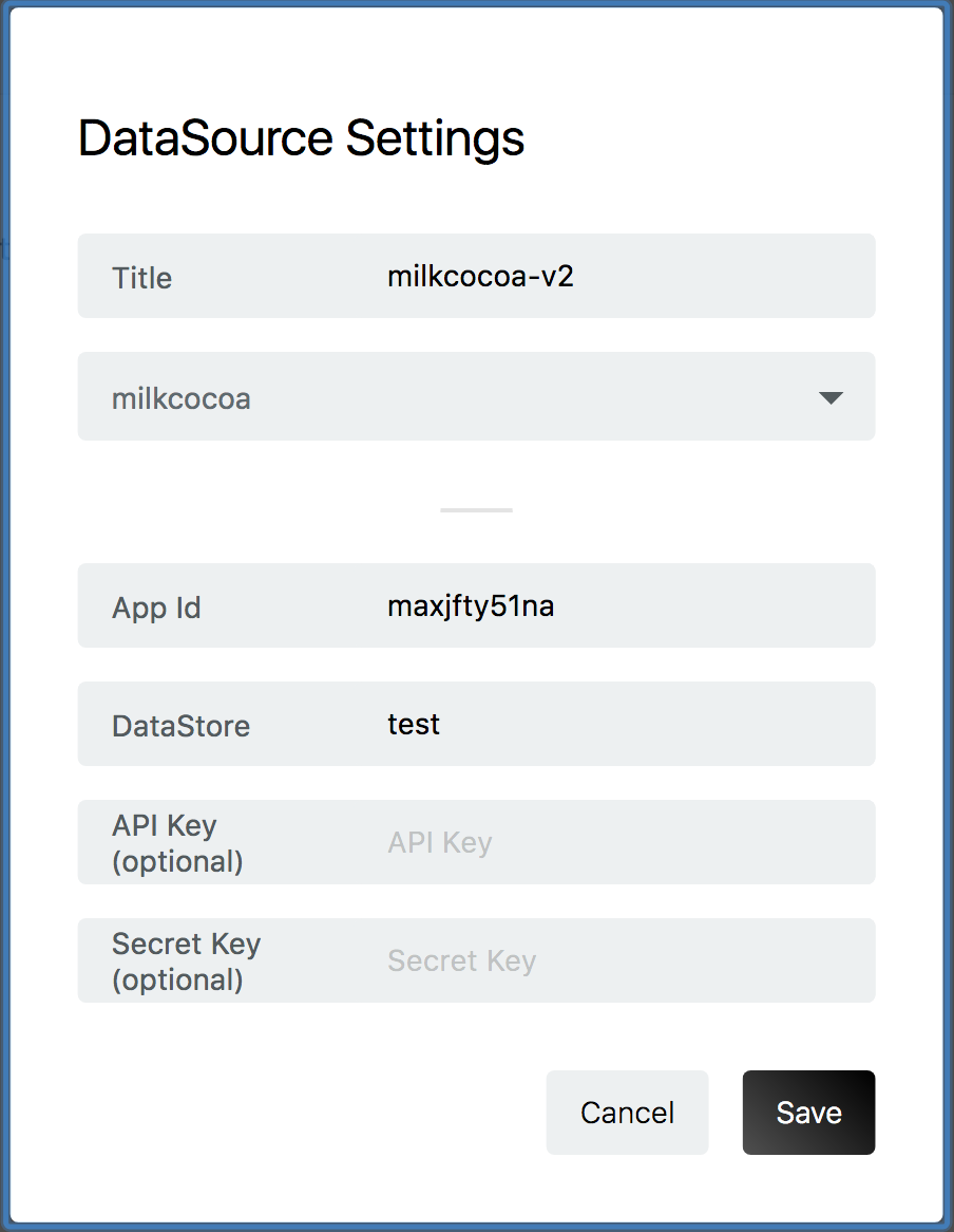 CreateDataSource-settings